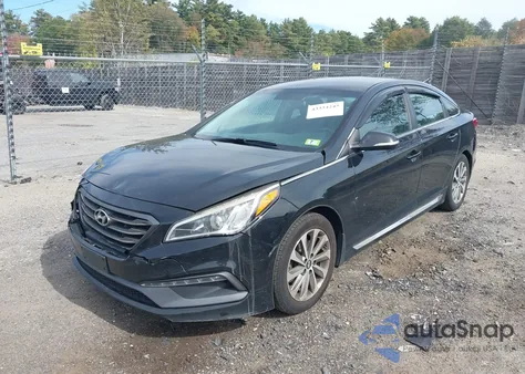 2016 Hyundai Sonata Sport из США, поврежденный, VIN 5NPE34AF2GH295560